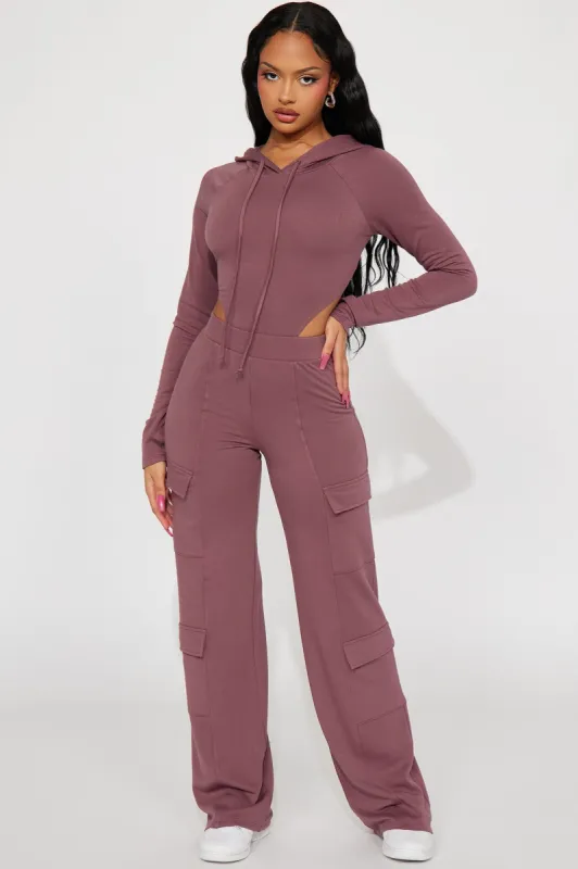 Lilianna Pant Set - Mauve made by Fashion Nova