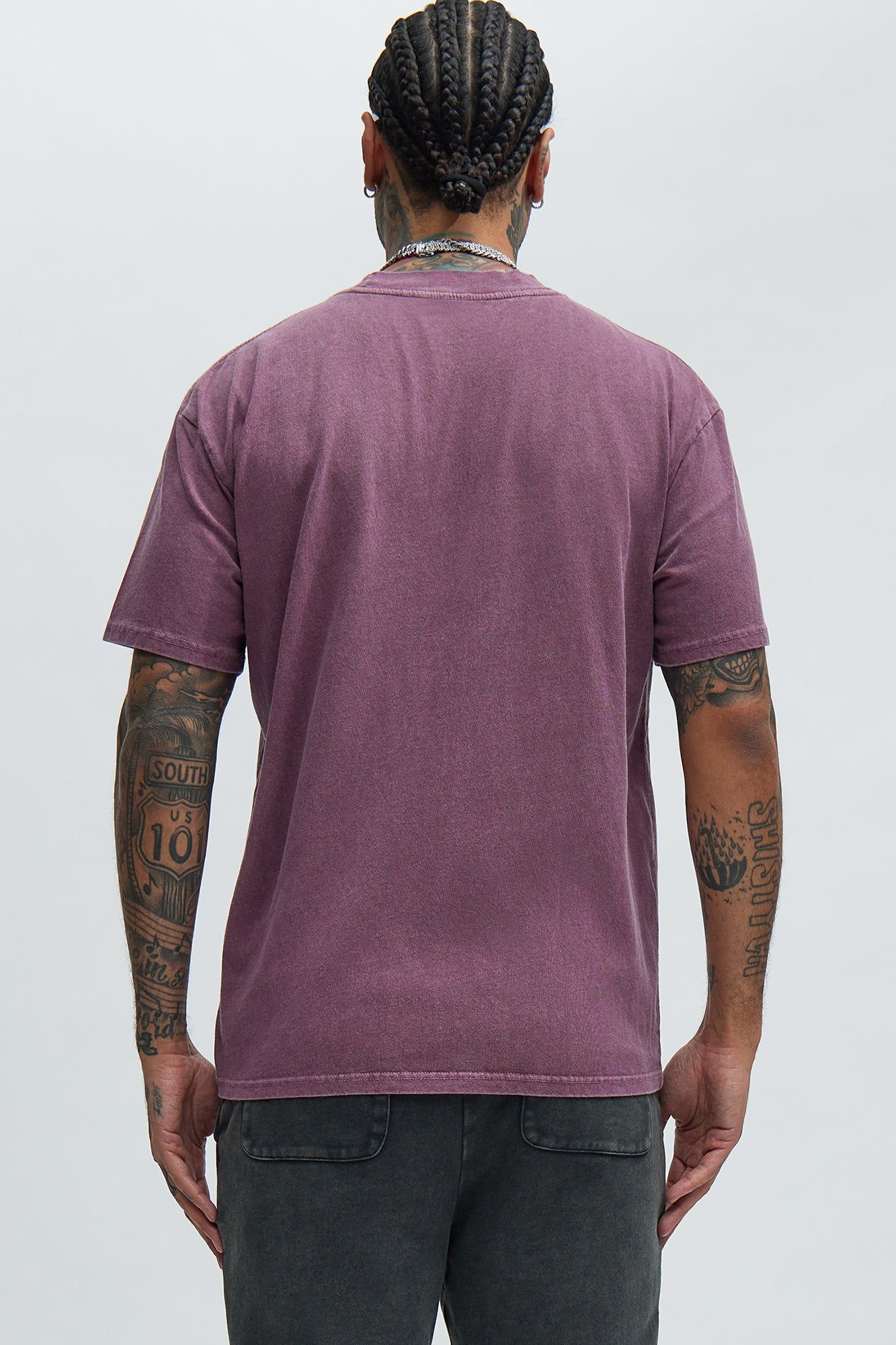 Rebel Always Short Sleeve Tee - Burgundy sold by Fashion Nova product image thumbnail 4