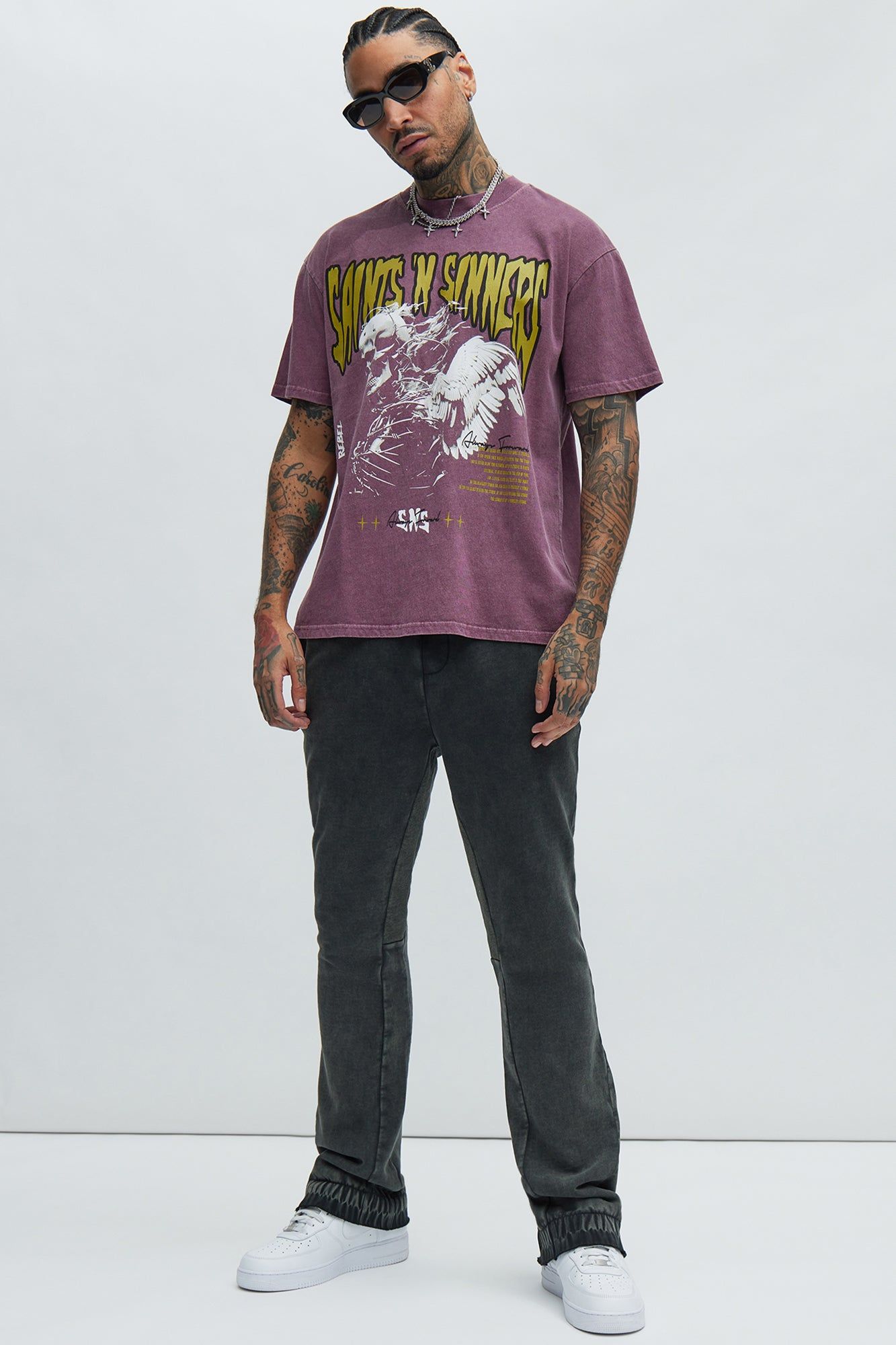 Rebel Always Short Sleeve Tee - Burgundy sold by Fashion Nova product image thumbnail 2