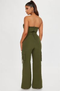 Without A Doubt Jumpsuit - Olive sold by Fashion Nova