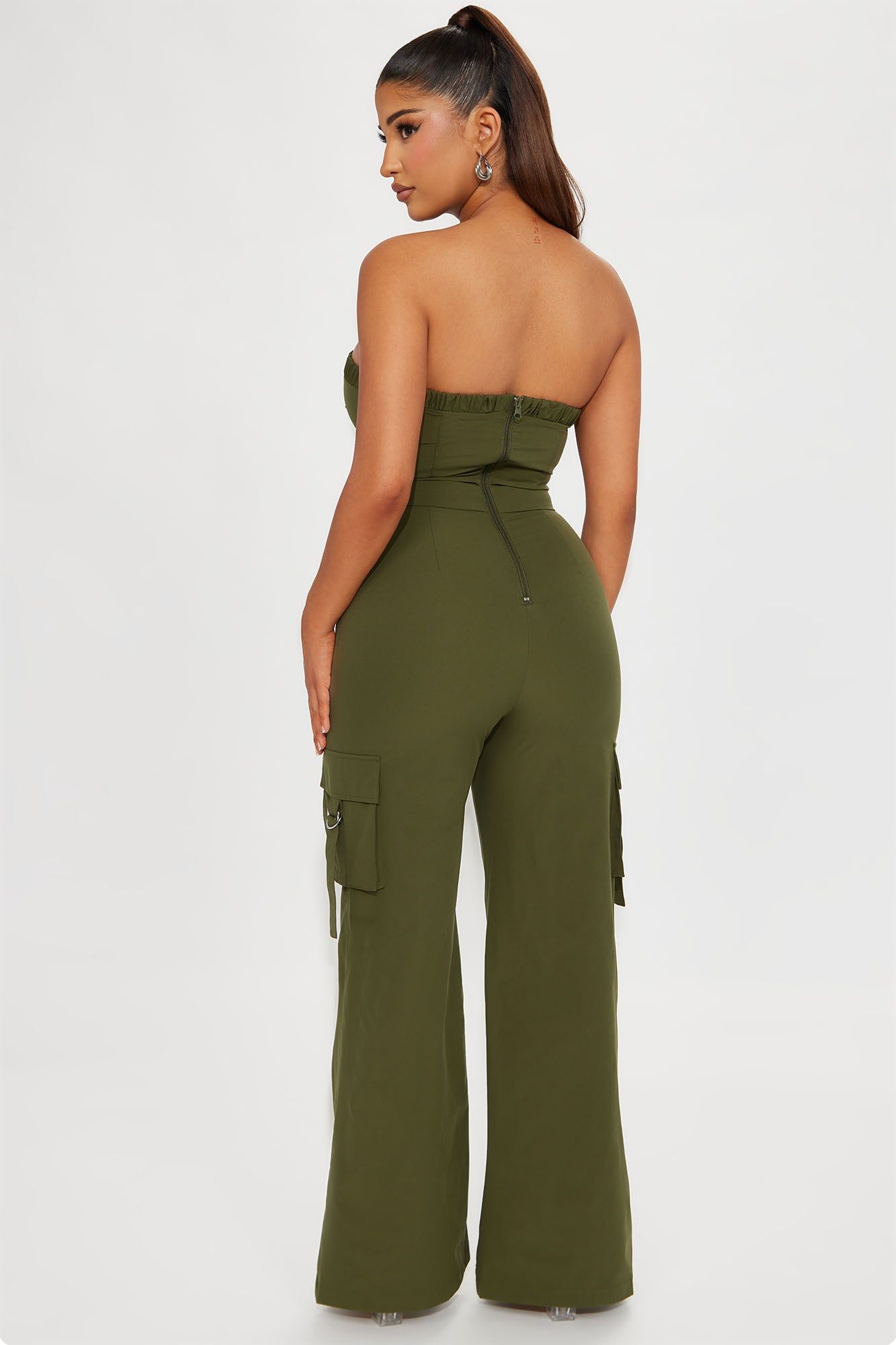 Without A Doubt Jumpsuit - Olive sold by Fashion Nova product image thumbnail 2