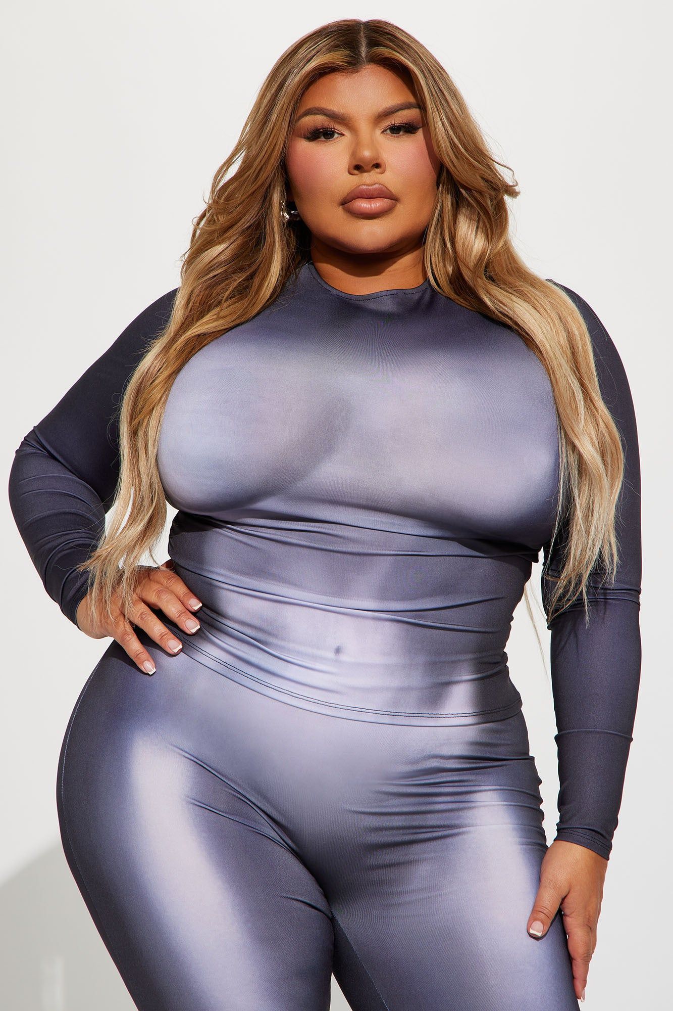 Set In Stone Pant Set - Black/combo sold by Fashion Nova product image thumbnail 2