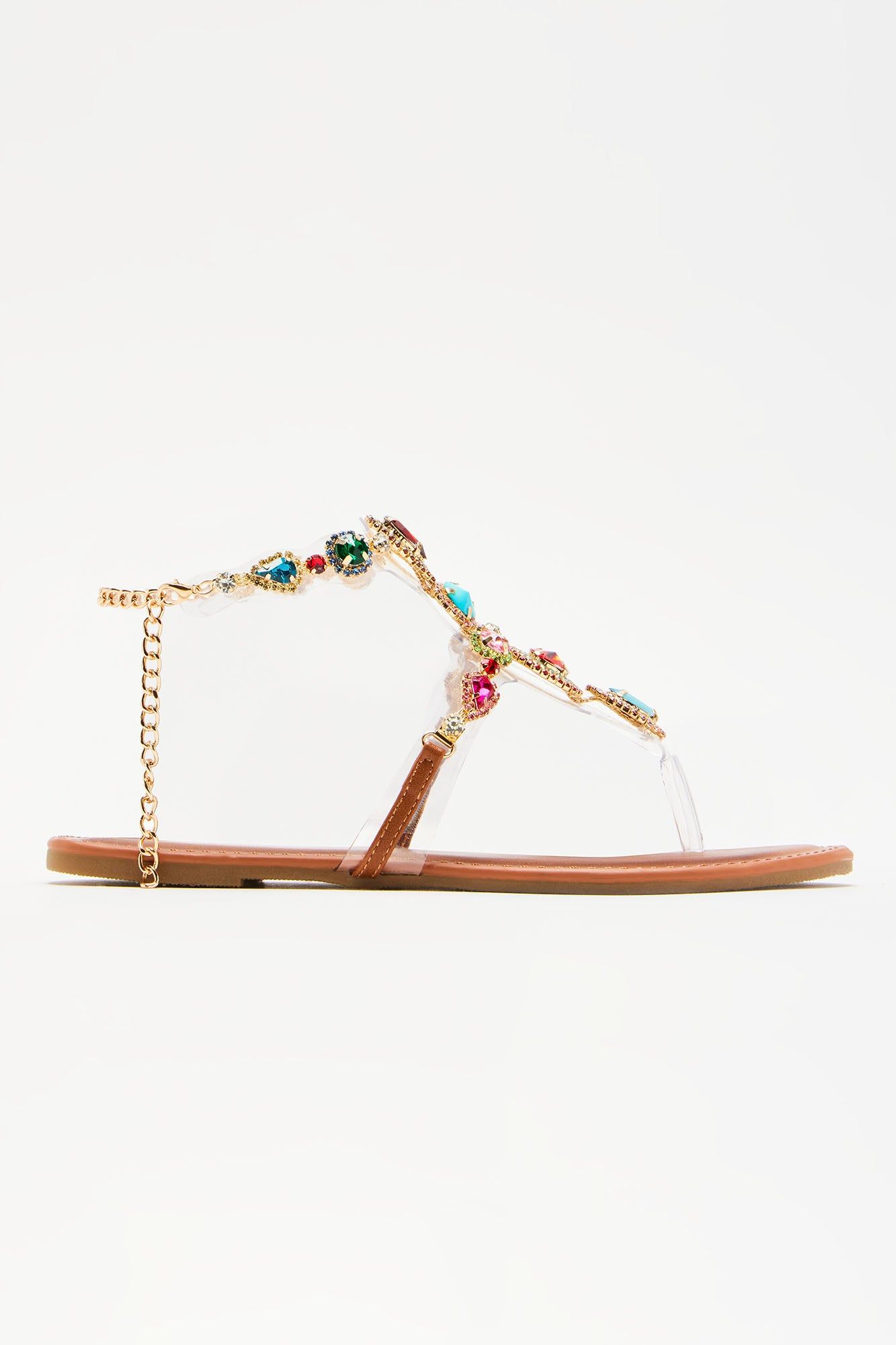 Aislinn Embellished Strappy Sandals - Multi Color sold by Fashion Nova product image thumbnail 4