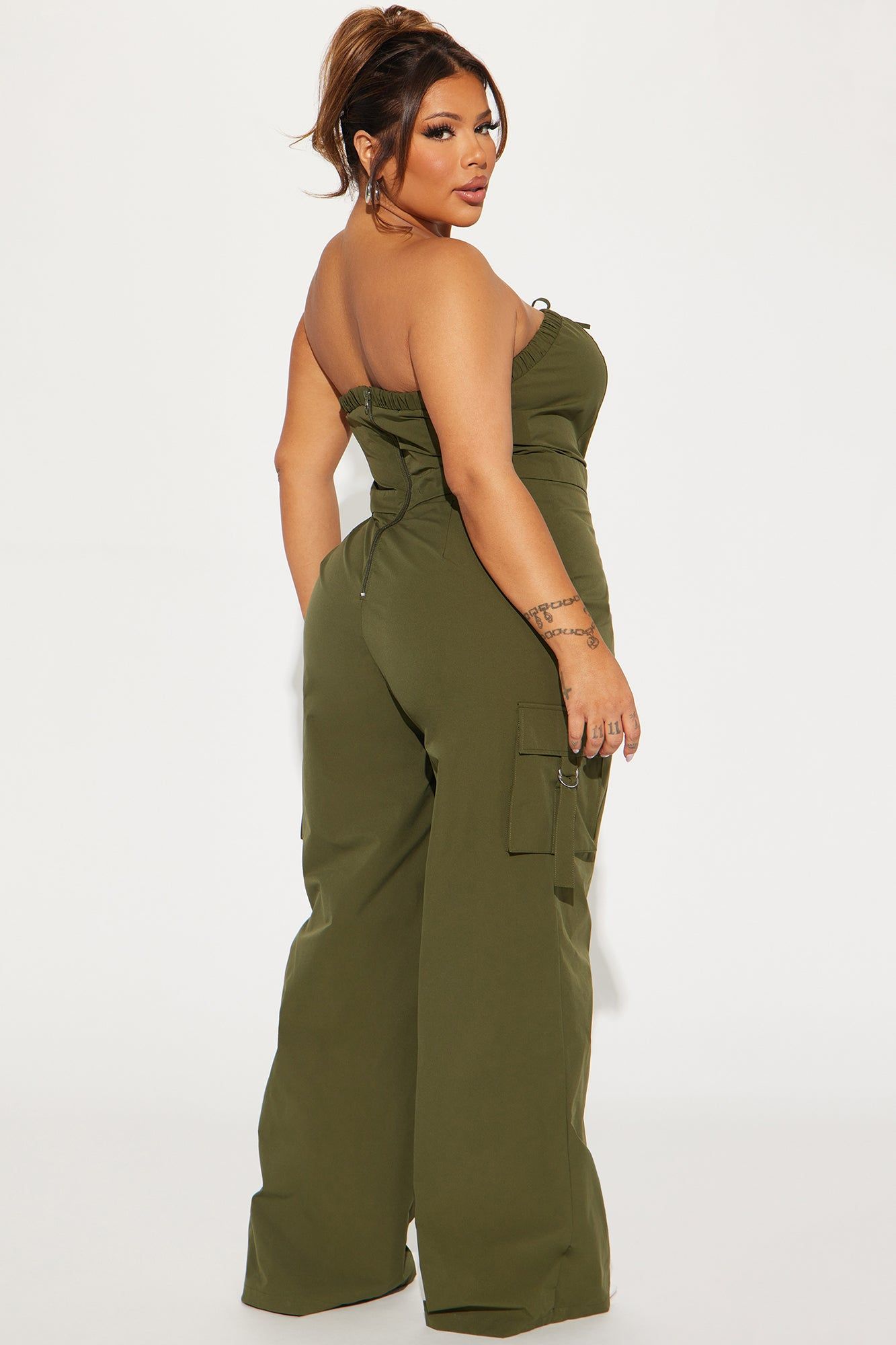 Without A Doubt Jumpsuit - Olive sold by Fashion Nova product image thumbnail 5