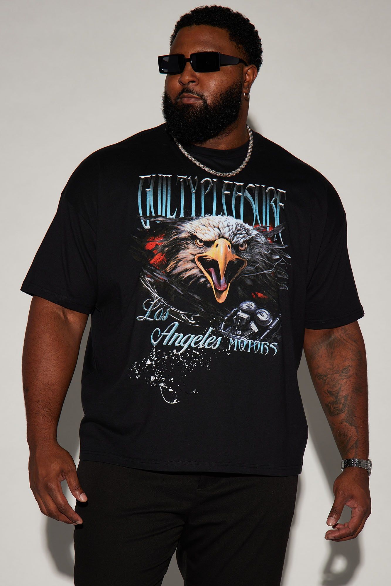 GP Motors Oversized Short Sleeve Tee - Black sold by Fashion Nova product image thumbnail 4
