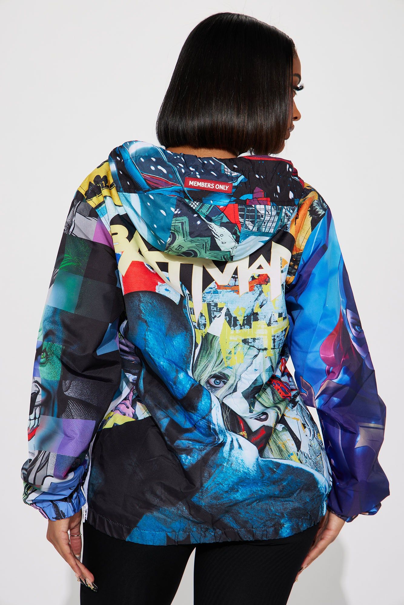 Batman Pullover Windbreaker - Black sold by Fashion Nova product image thumbnail 3