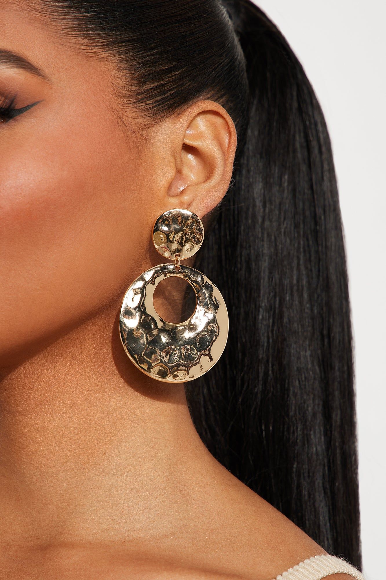 Tulum Waters Earrings - Gold sold by Fashion Nova