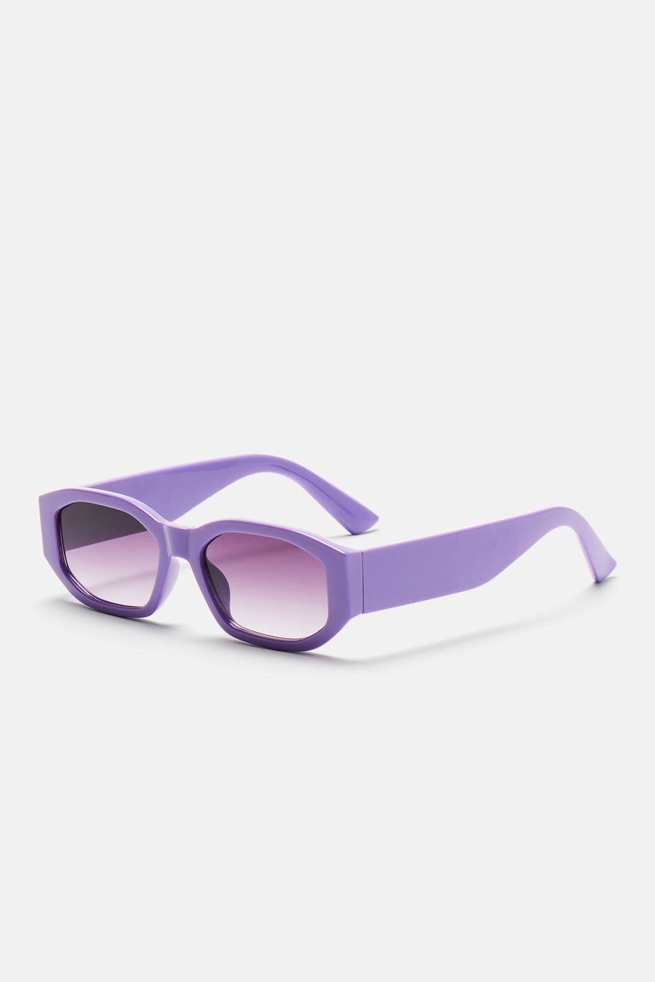Never Worried Sunglasses - Purple sold by Fashion Nova product image thumbnail 3
