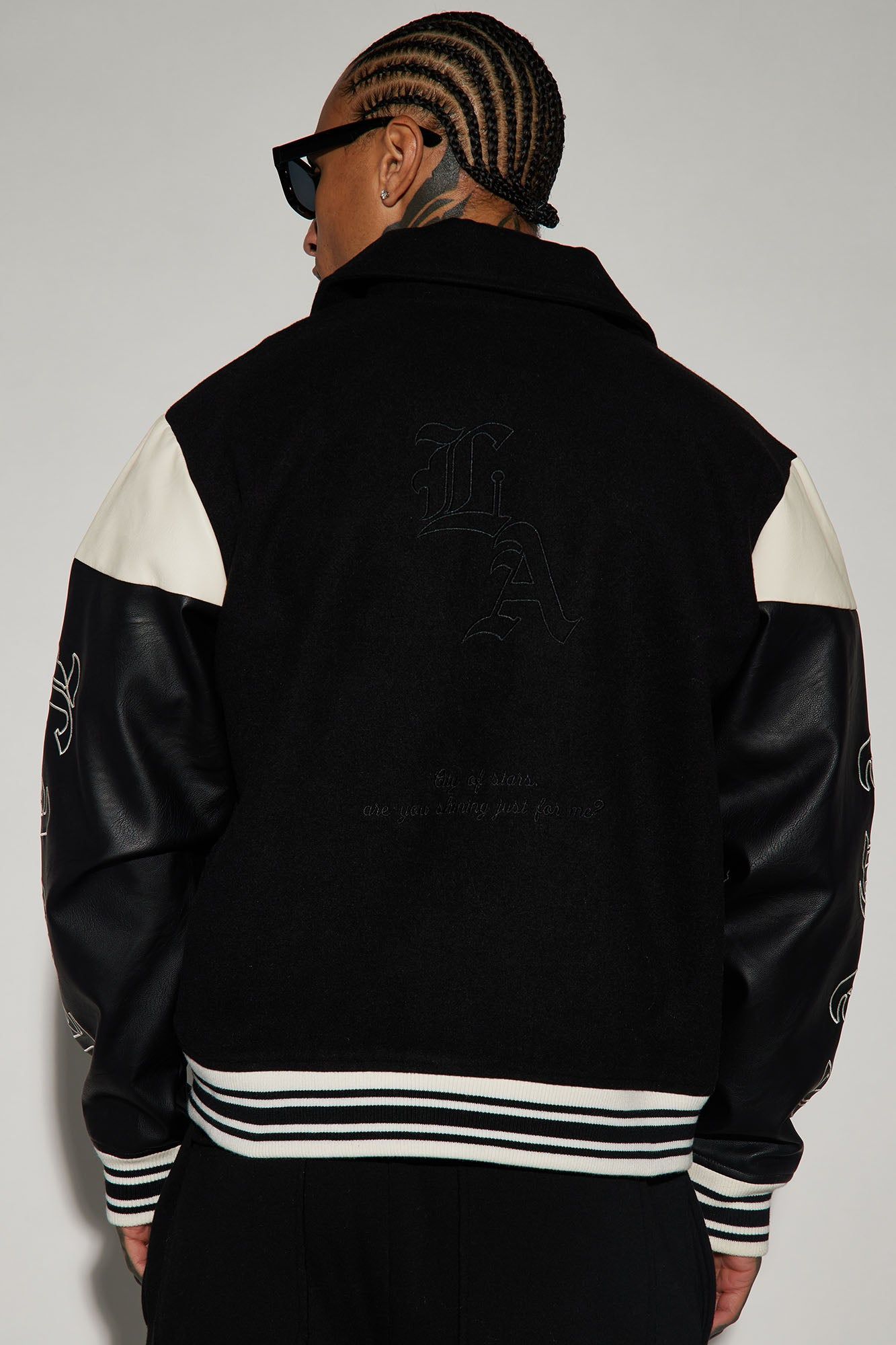 Angel Varsity Jacket - Black sold by Fashion Nova product image thumbnail 4