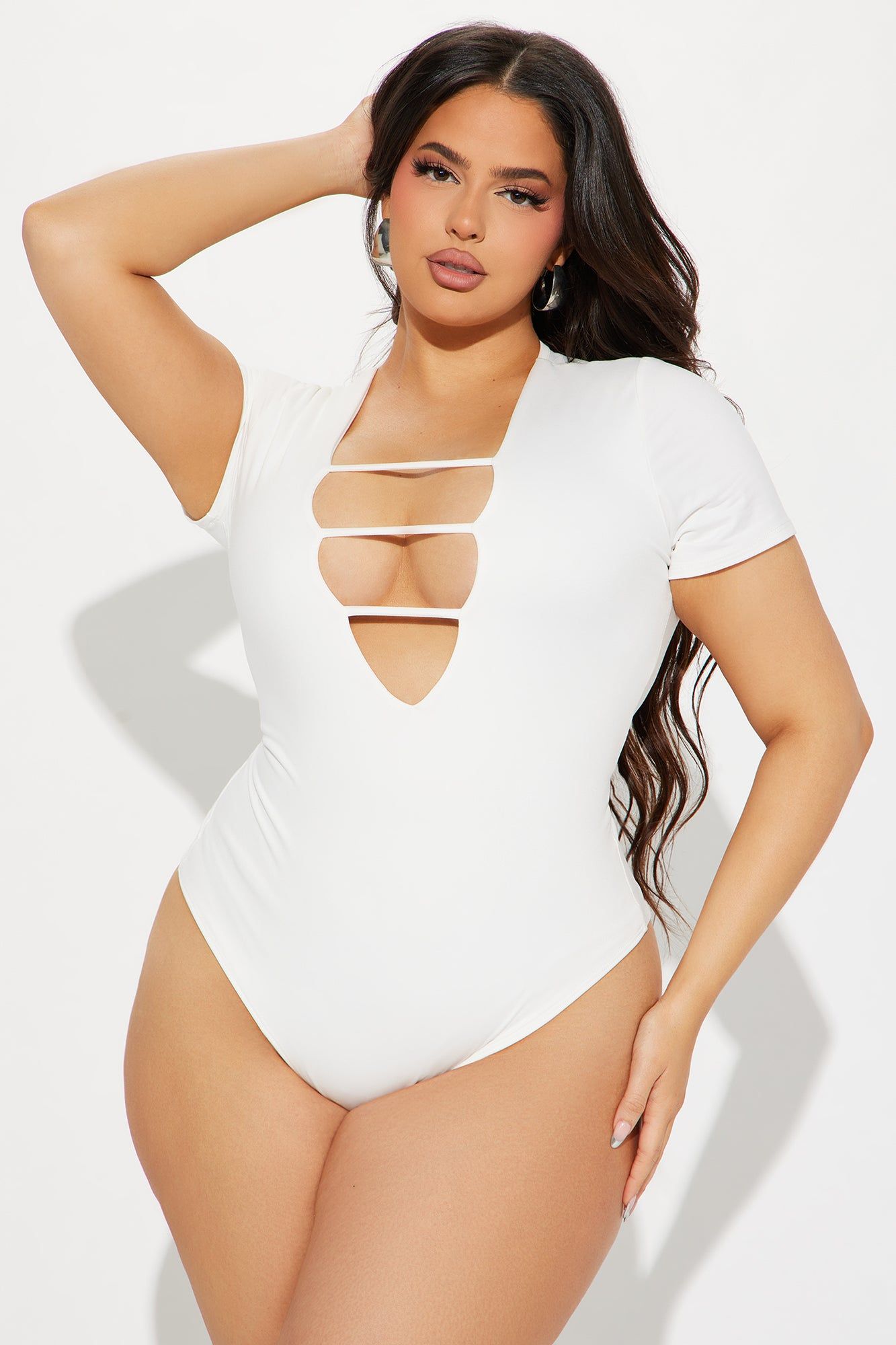 On Your Mind Bodysuit - Ivory sold by Fashion Nova product image thumbnail 5