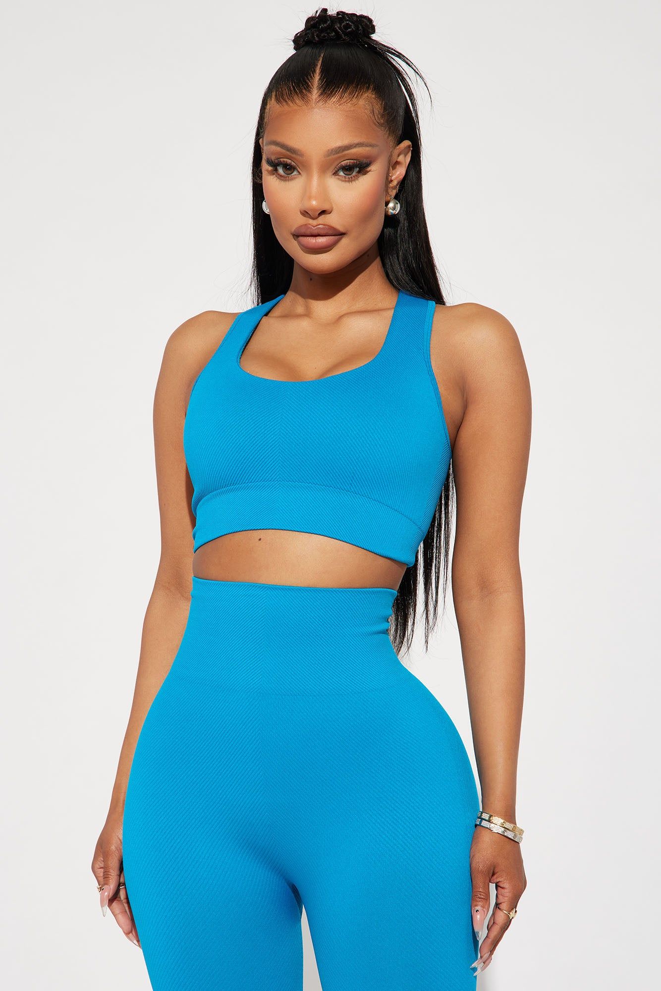 The Rise Seamless Sports Bra - Royal sold by Fashion Nova