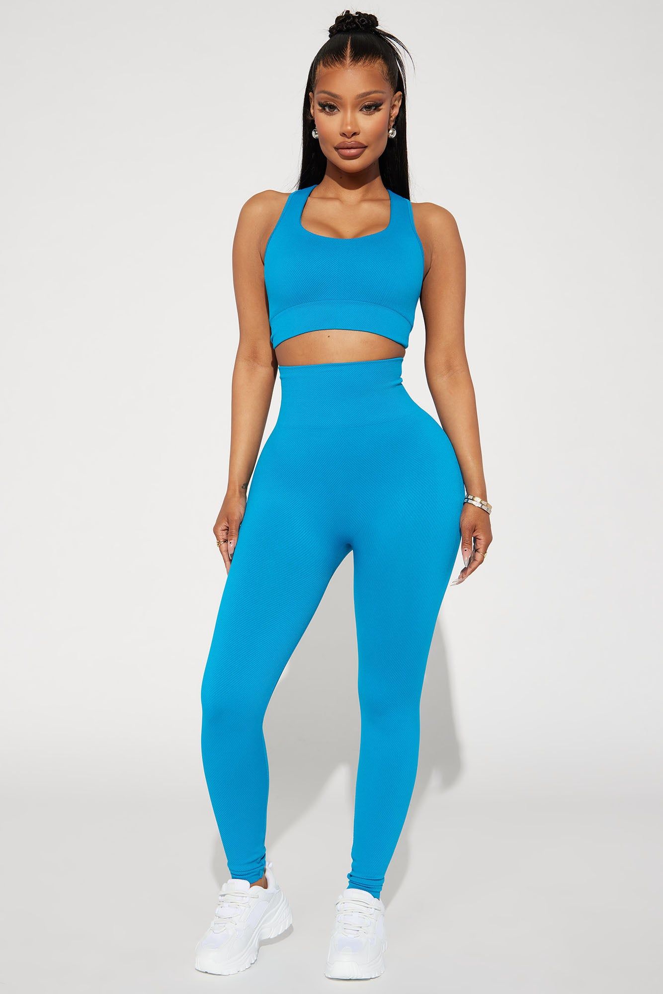 The Rise Seamless Sports Bra - Royal sold by Fashion Nova product image thumbnail 2