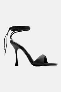 She Slays Wrap Up Heels - Black sold by Fashion Nova
