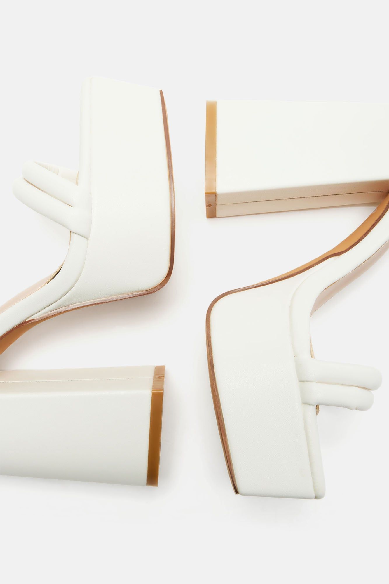 Tarah Platform Heels - White sold by Fashion Nova product image thumbnail 4