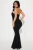 Diamond Elegance Maxi Dress - Black sold by Fashion Nova