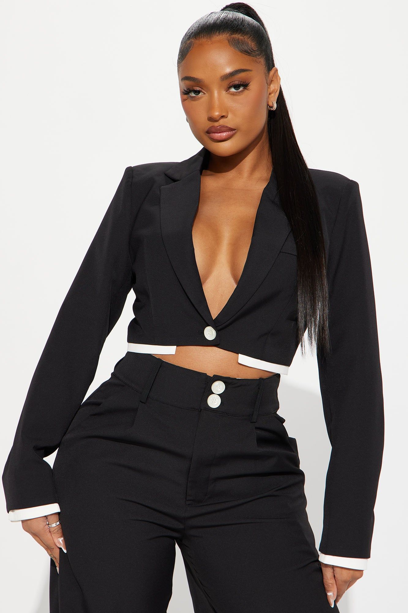 Fashionably Late Pant Set - Black sold by Fashion Nova product image thumbnail 2