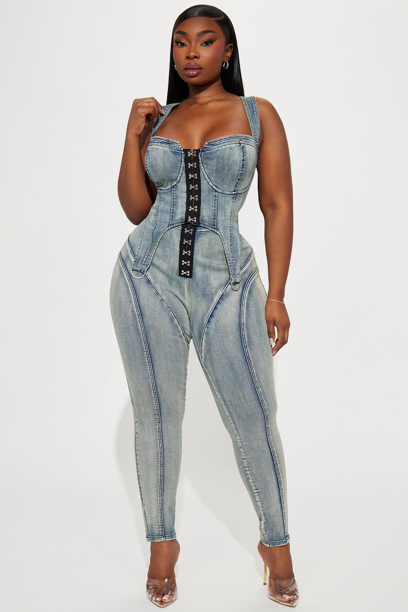 Back To You Stretch Skinny Jeans - Vintage Wash sold by Fashion Nova product image thumbnail 4