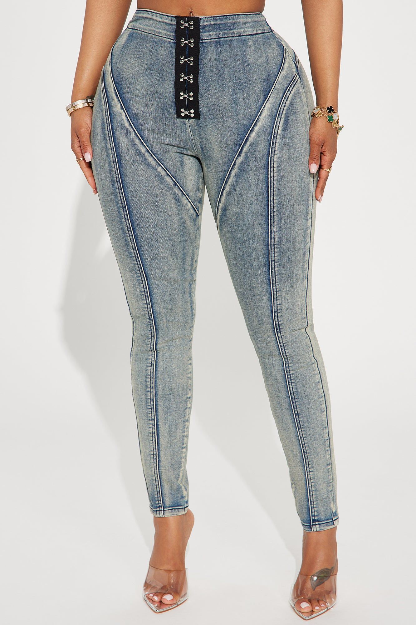 Back To You Stretch Skinny Jeans - Vintage Wash sold by Fashion Nova product image thumbnail 2