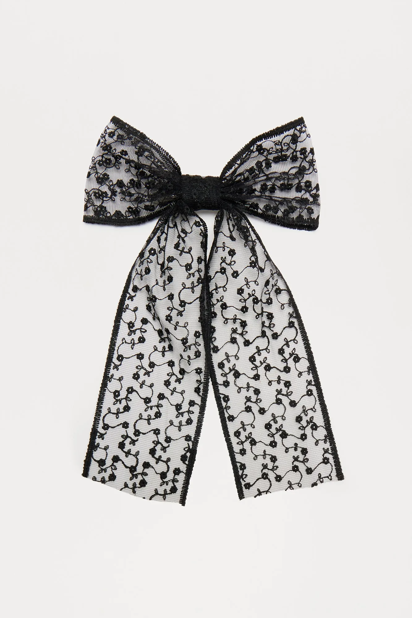 Cottage Garden Hair Bow - Black sold by Fashion Nova product image thumbnail 2