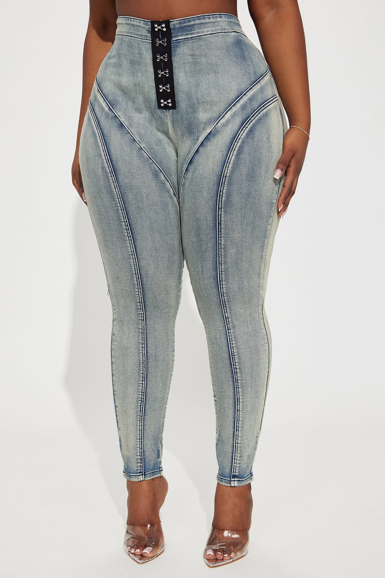 Back To You Stretch Skinny Jeans - Vintage Wash sold by Fashion Nova product image thumbnail 5