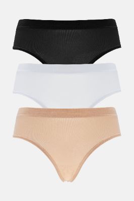 Easy Time Seamless Hipster 3 Pack Panties - White/combo sold by Fashion Nova