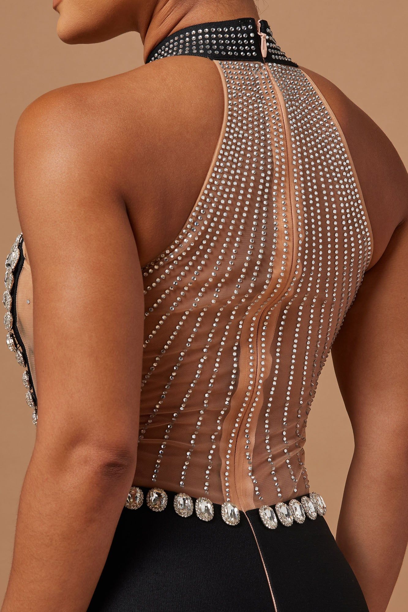 Becky Embellished Bandage Gown - Black sold by Fashion Nova product image thumbnail 5