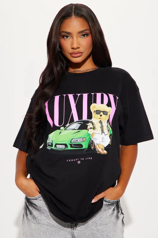 Lux Life Washed Tshirt - Black Wash sold by Fashion Nova