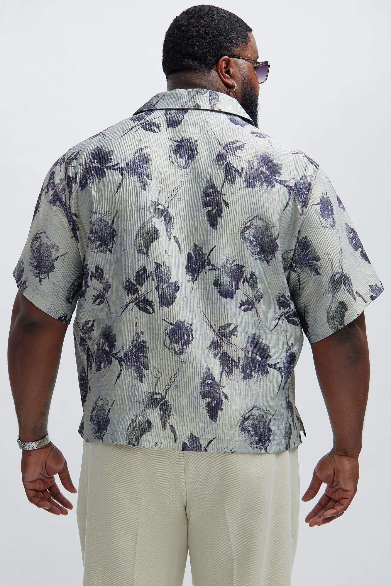 Carbone Textured Shirt - Olive sold by Fashion Nova product image thumbnail 4