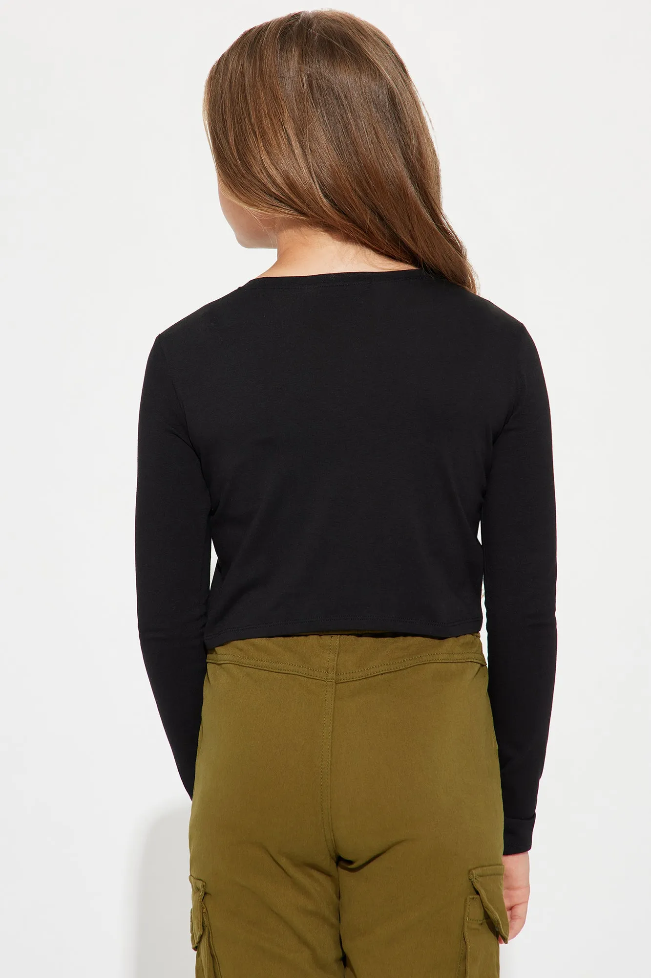 Mini Robin Long Sleeve Top - Black sold by Fashion Nova product image thumbnail 3
