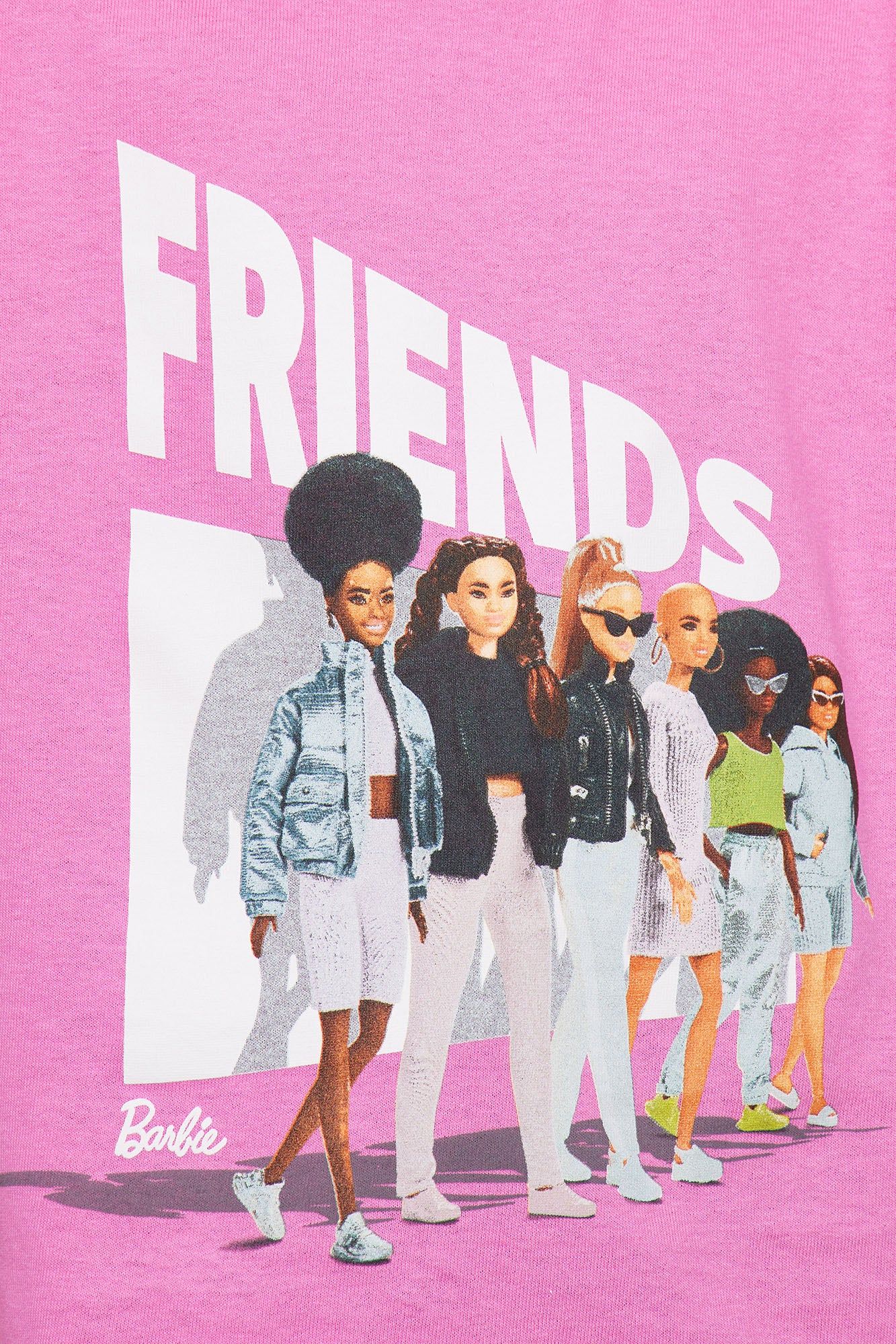 Mini Barbie Empowered Friends Short Sleeve Tee - Pink sold by Fashion Nova product image thumbnail 3