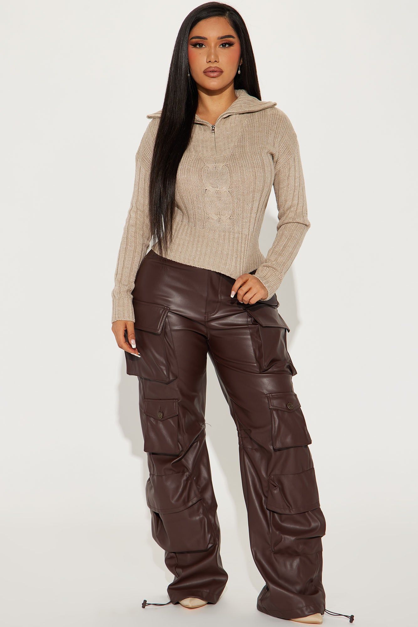 Isabelle Sweater - Oatmeal sold by Fashion Nova product image thumbnail 2