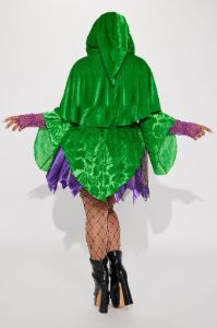 Saucy Witch 2 Piece Costume Set - Purple/Green sold by Fashion Nova