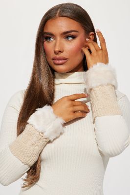 Better In December Gloves - Nude sold by Fashion Nova