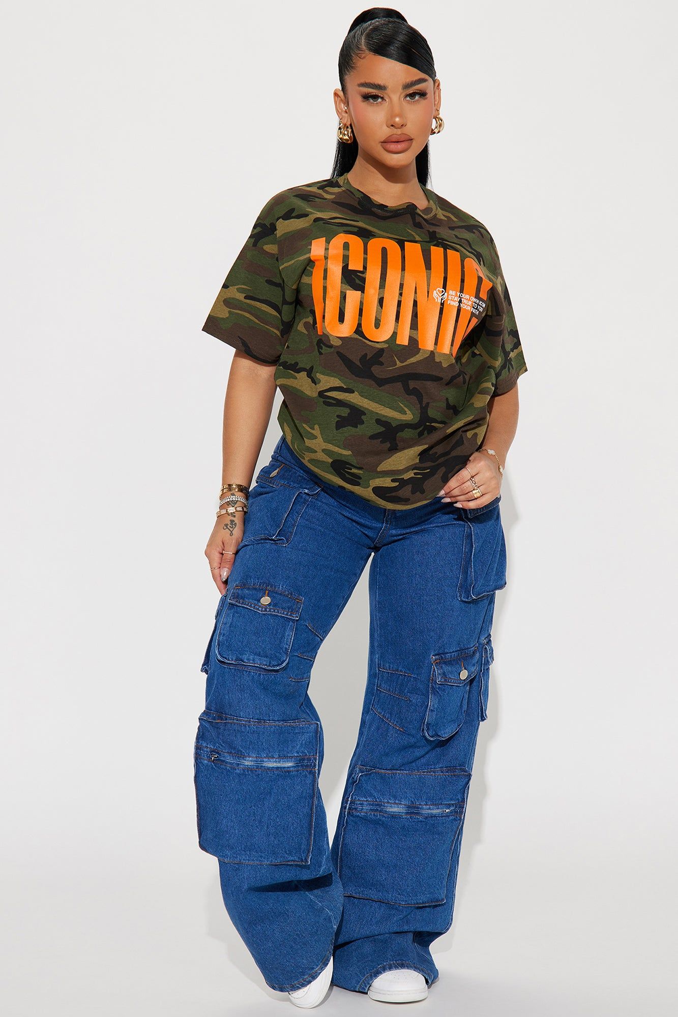 Iconic Camo Tshirt - Camouflage sold by Fashion Nova product image thumbnail 2