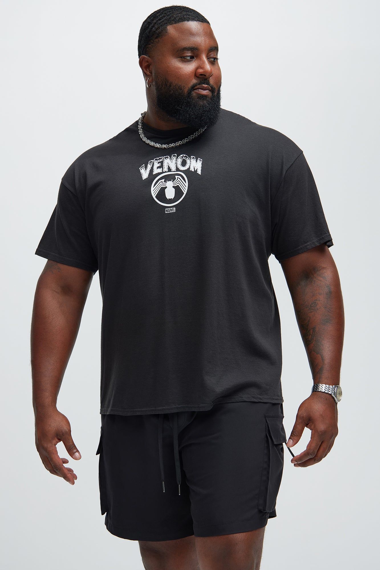 Venom: Lethal Protector Short Sleeve Tee - Black sold by Fashion Nova product image thumbnail 4