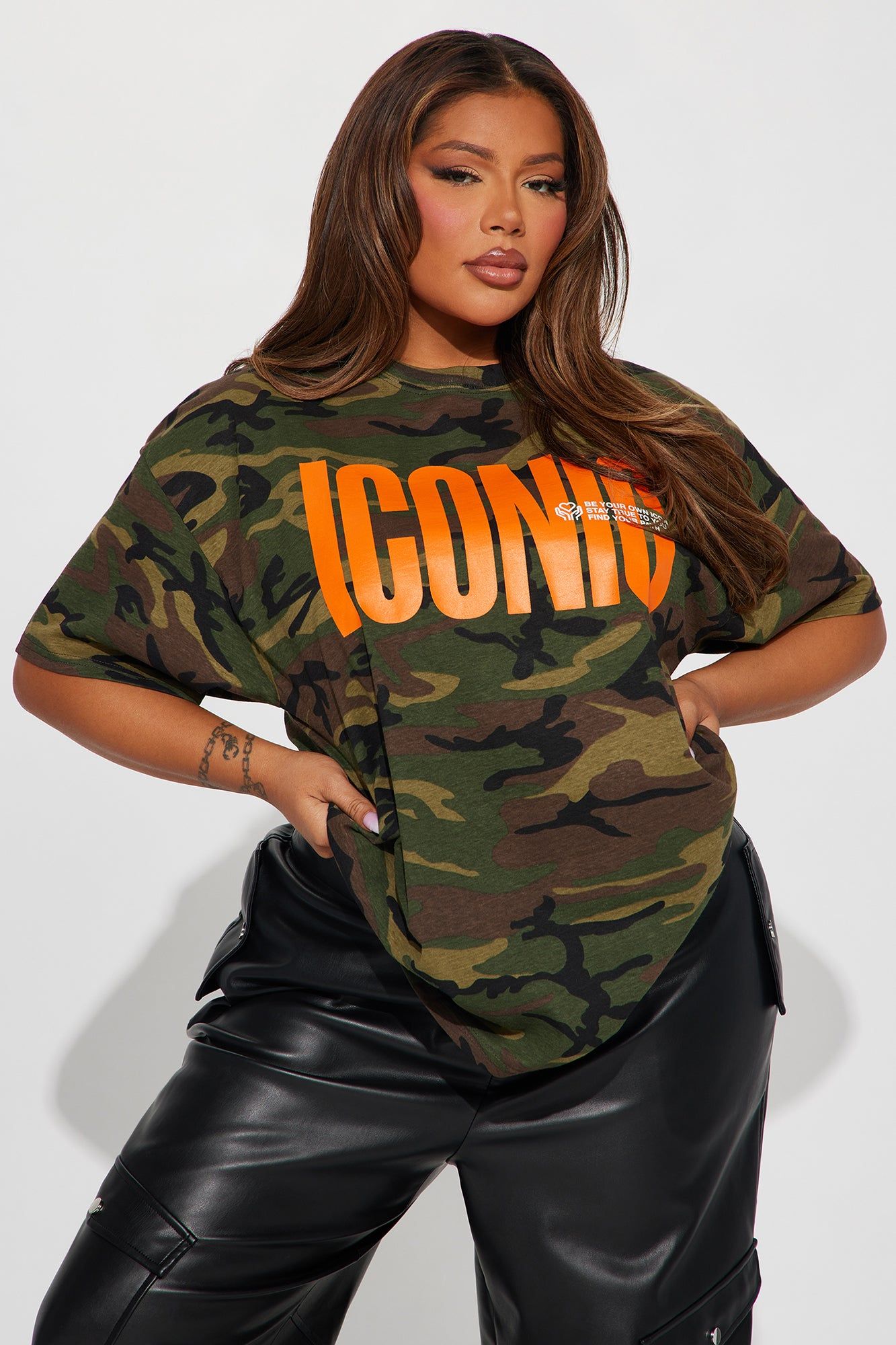 Iconic Camo Tshirt - Camouflage sold by Fashion Nova product image thumbnail 5