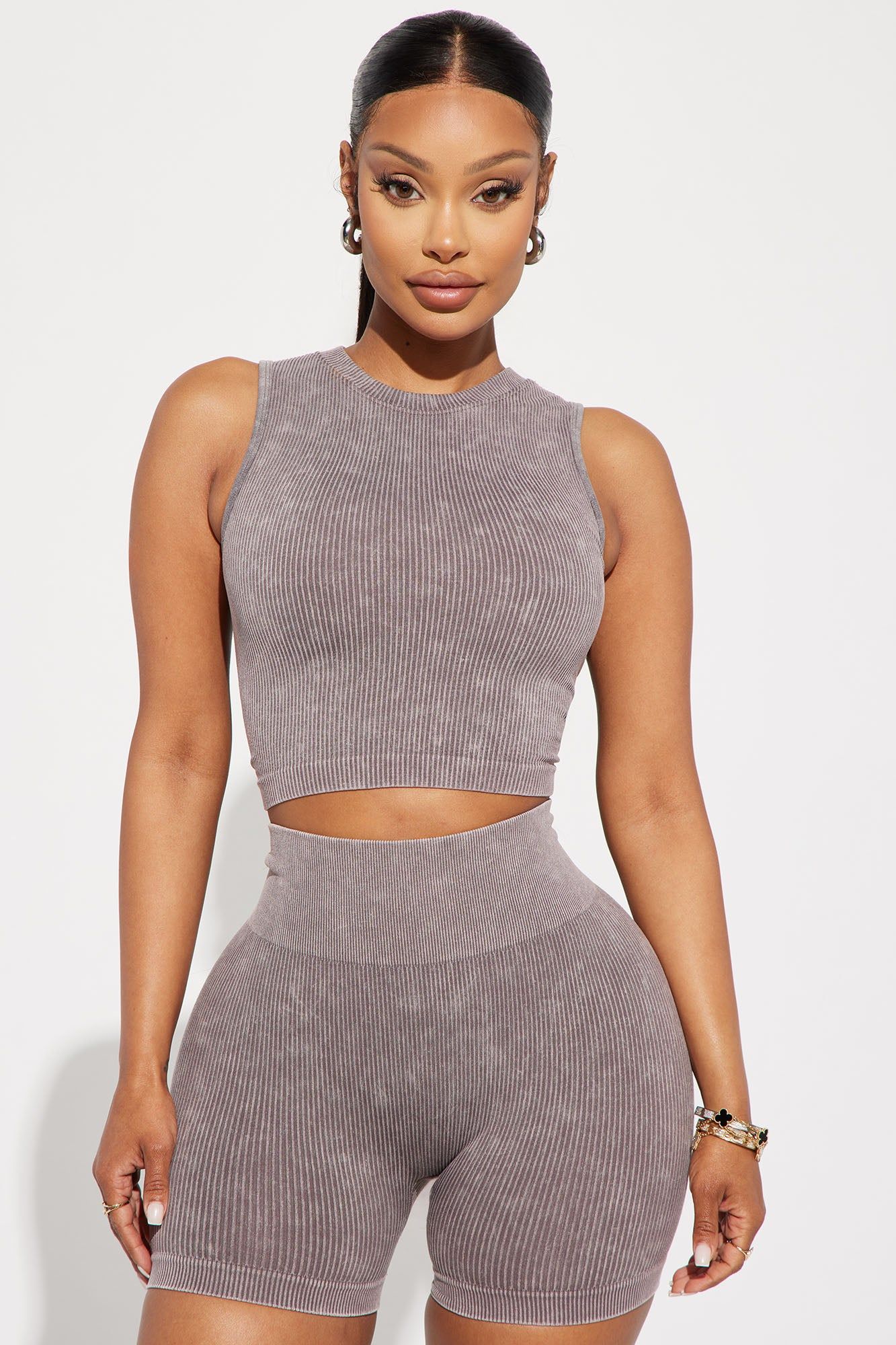 Stress Free Top - Mocha sold by Fashion Nova