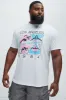 LA Summer 1984 Short Sleeve Tee - White sold by Fashion Nova