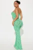 It Goes Like This Jumpsuit - Green sold by Fashion Nova
