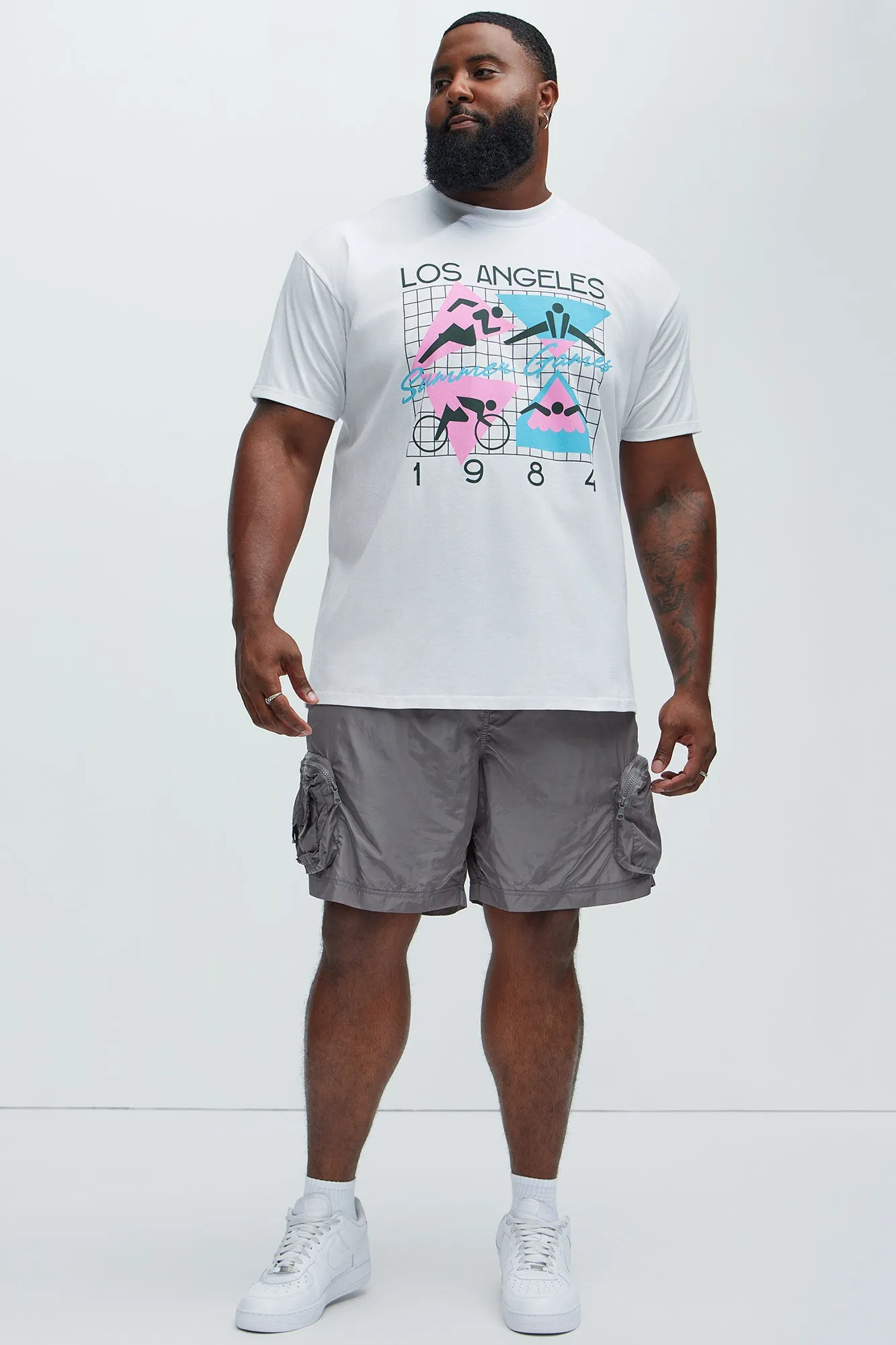 LA Summer 1984 Short Sleeve Tee - White sold by Fashion Nova product image thumbnail 5