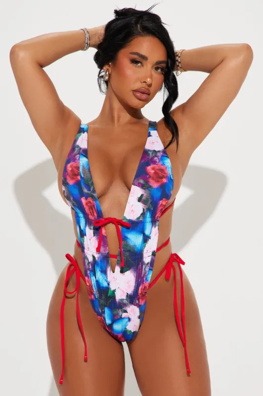 In A Summer Daze 1 Piece Swimsuit - Multi Color sold by Fashion Nova