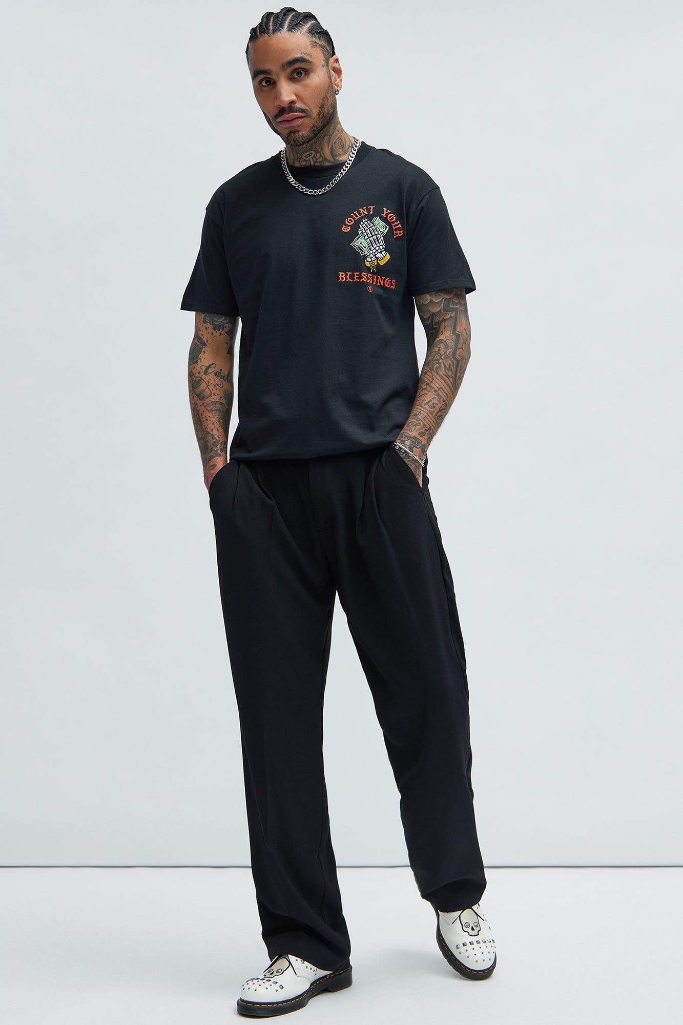 May You Count Your Blessings Short Sleeve Tee - Black sold by Fashion Nova product image thumbnail 2