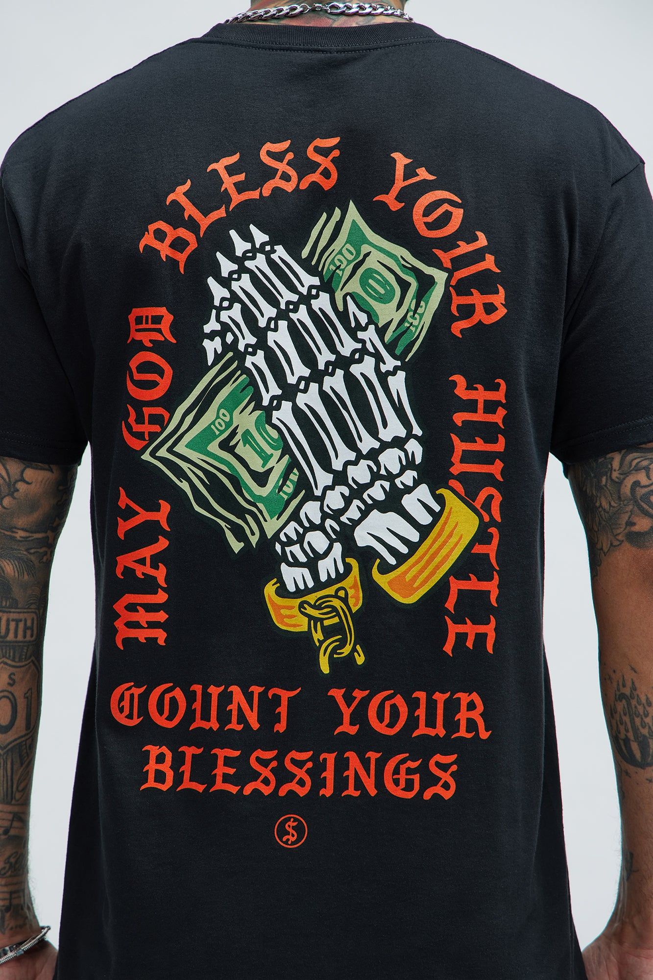 May You Count Your Blessings Short Sleeve Tee - Black sold by Fashion Nova product image thumbnail 5