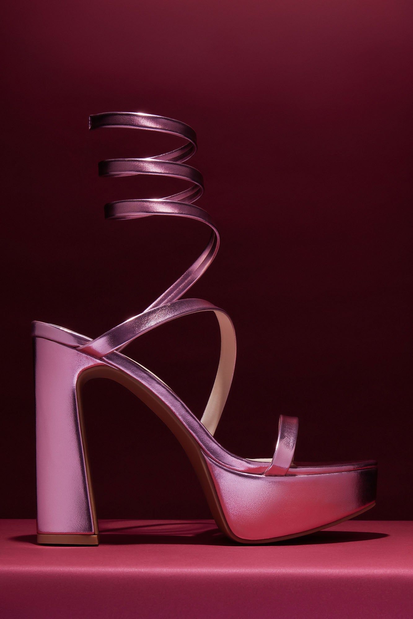 Get Me There Heeled Sandals - Pink sold by Fashion Nova