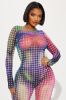 Run It Back Mesh Jumpsuit  - Multi Color sold by Fashion Nova