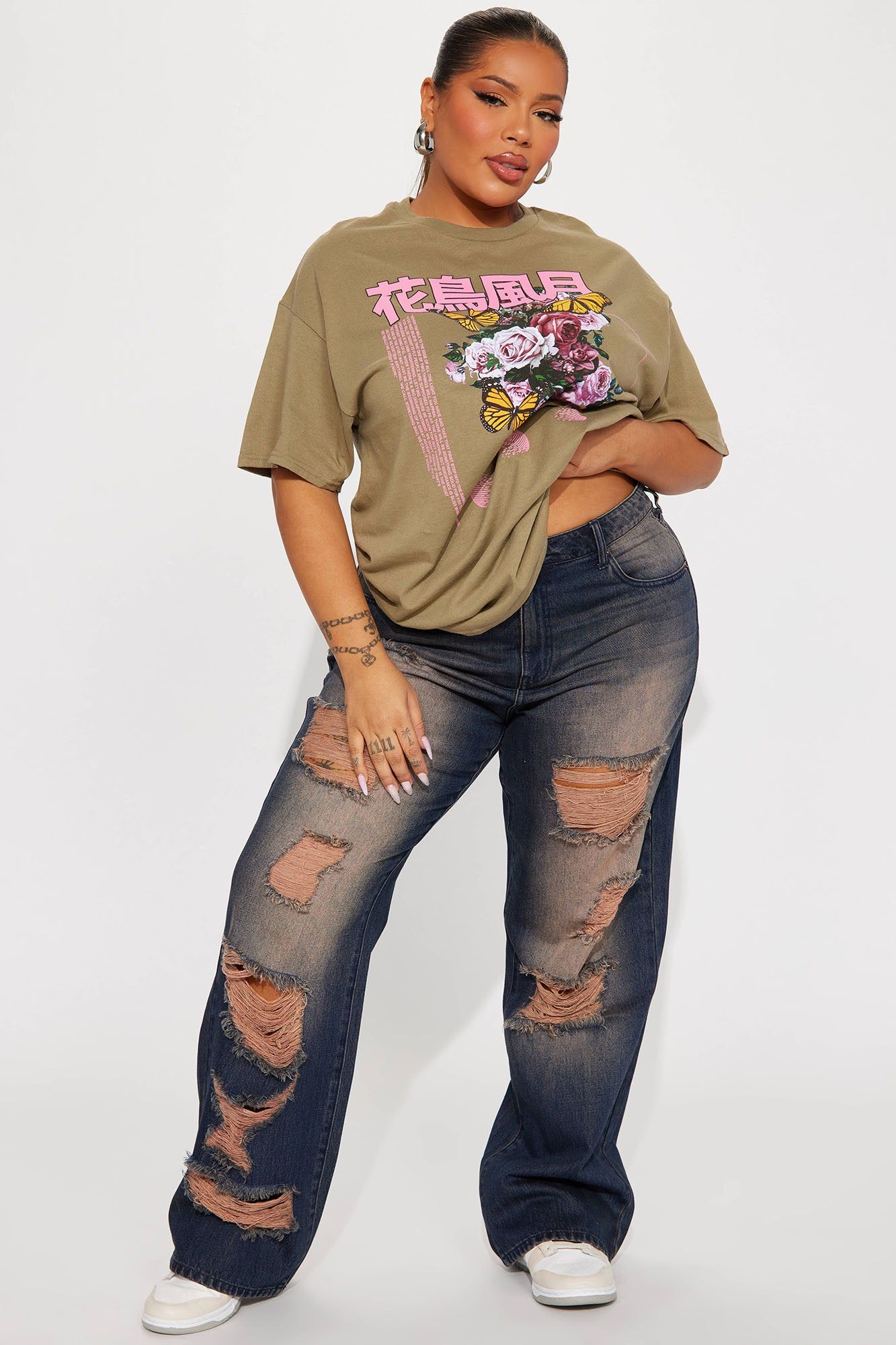 Beauty In You Graphic Tshirt - Taupe sold by Fashion Nova product image thumbnail 5