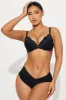 Full Heart Push Up Lace Bra - Black sold by Fashion Nova