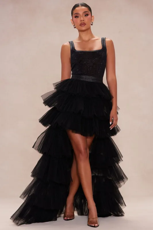 Verona Tulle Gown - Black sold by Fashion Nova
