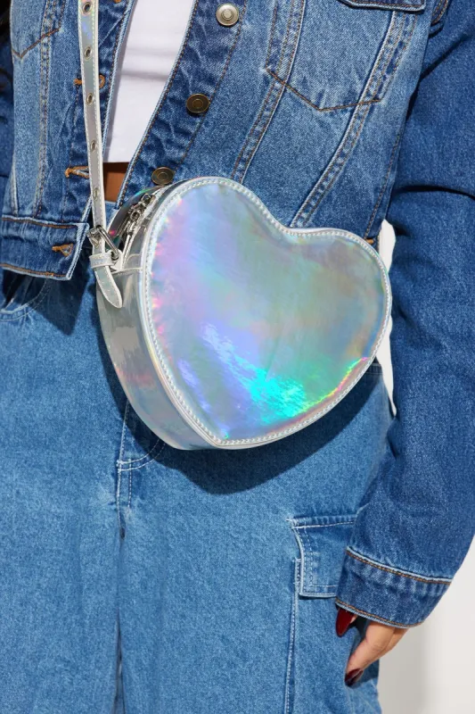 Kiss Kiss Handbag - Silver sold by Fashion Nova