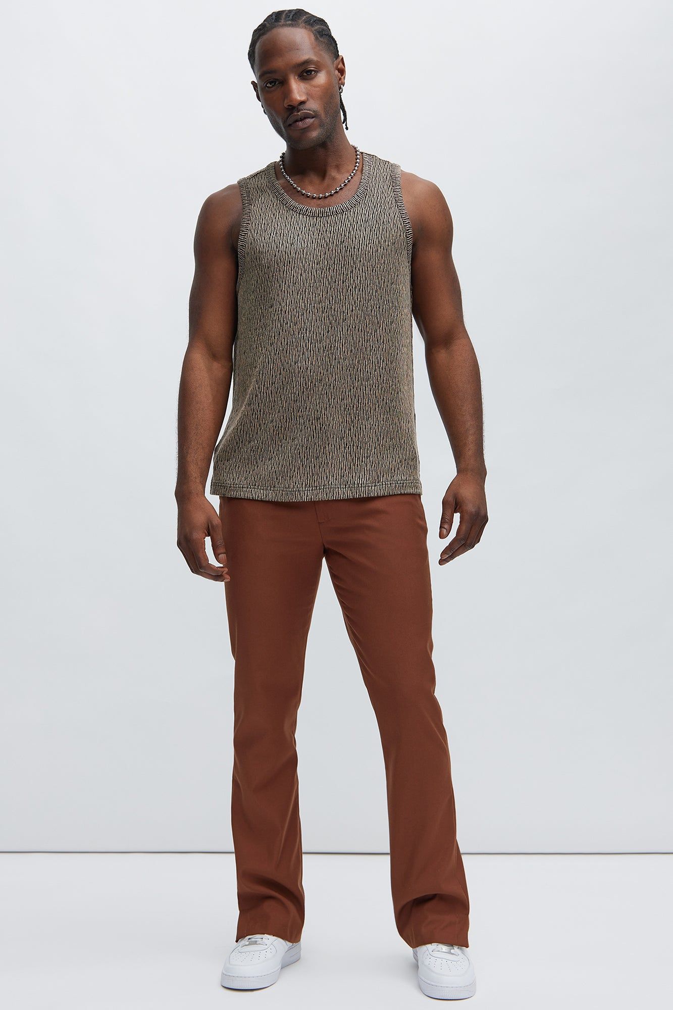 Leon Textured Tank - Taupe/combo sold by Fashion Nova product image thumbnail 2